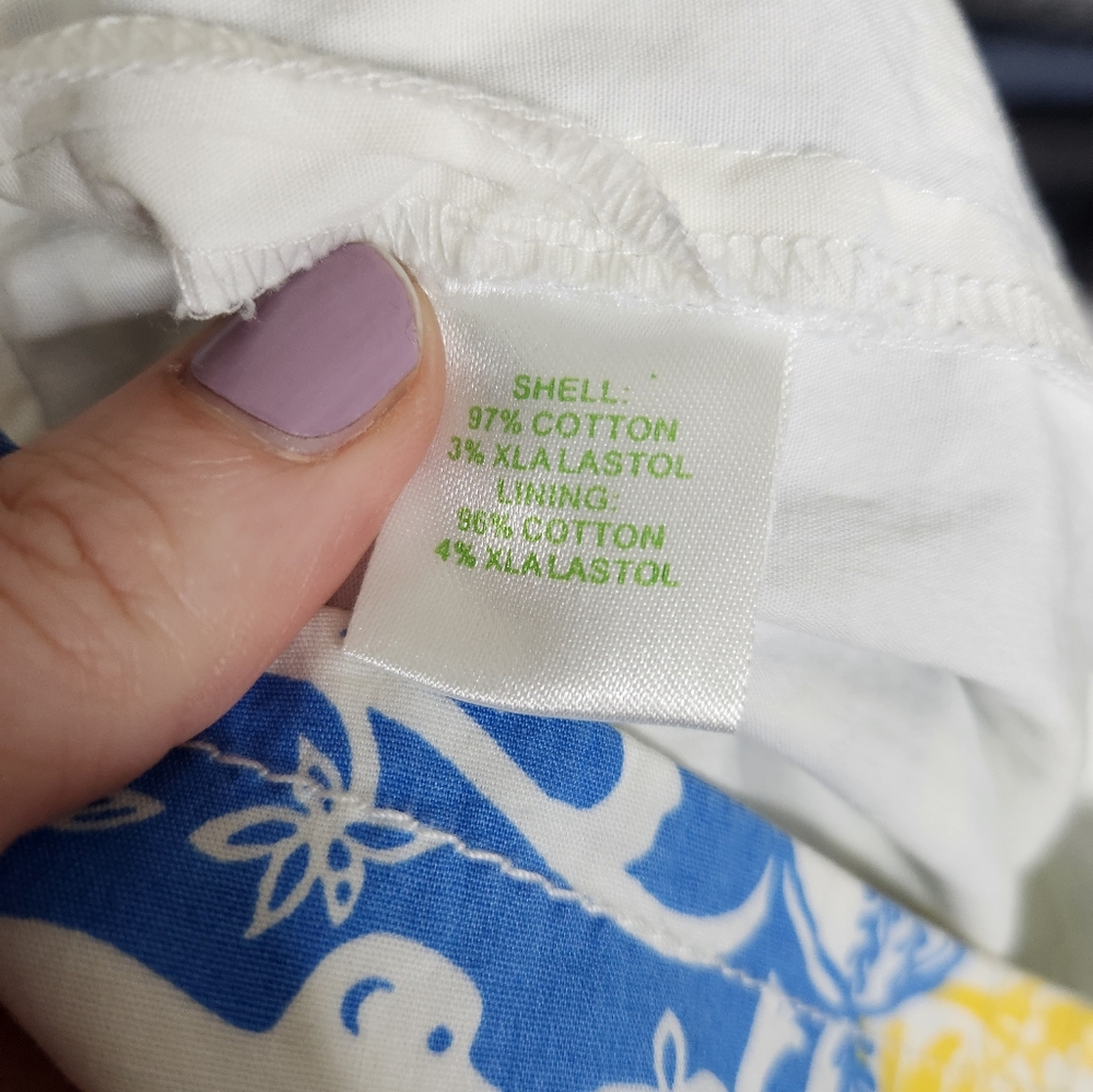 Lilly Pulitzer Patchwork Pattern Skort Size 4 - image 3